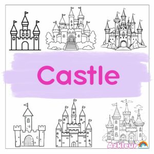 Castelo para colorir