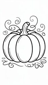 herbst ausmalbilder kuerbis