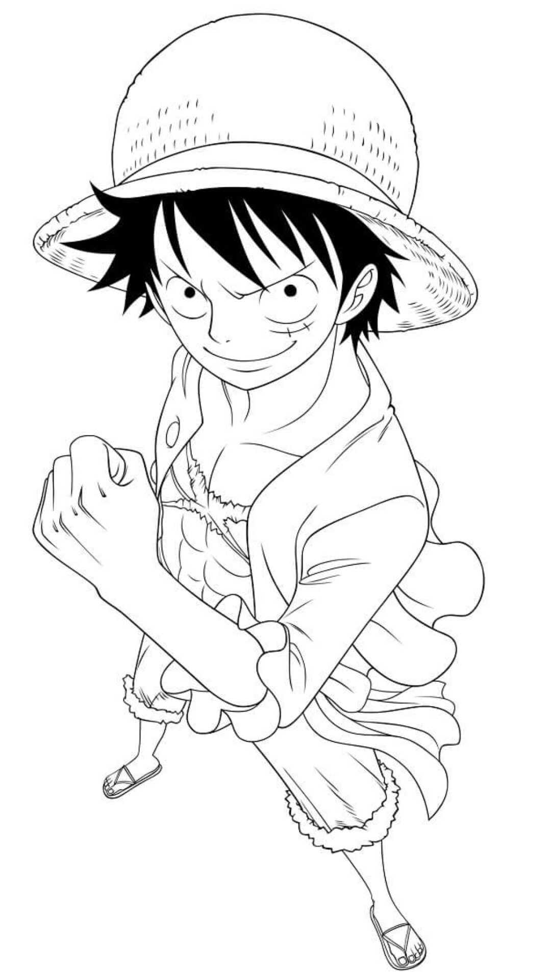 one piece ruffy ausmalbilder