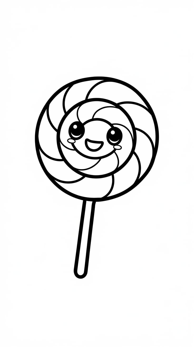 kawaii schattig eten teken