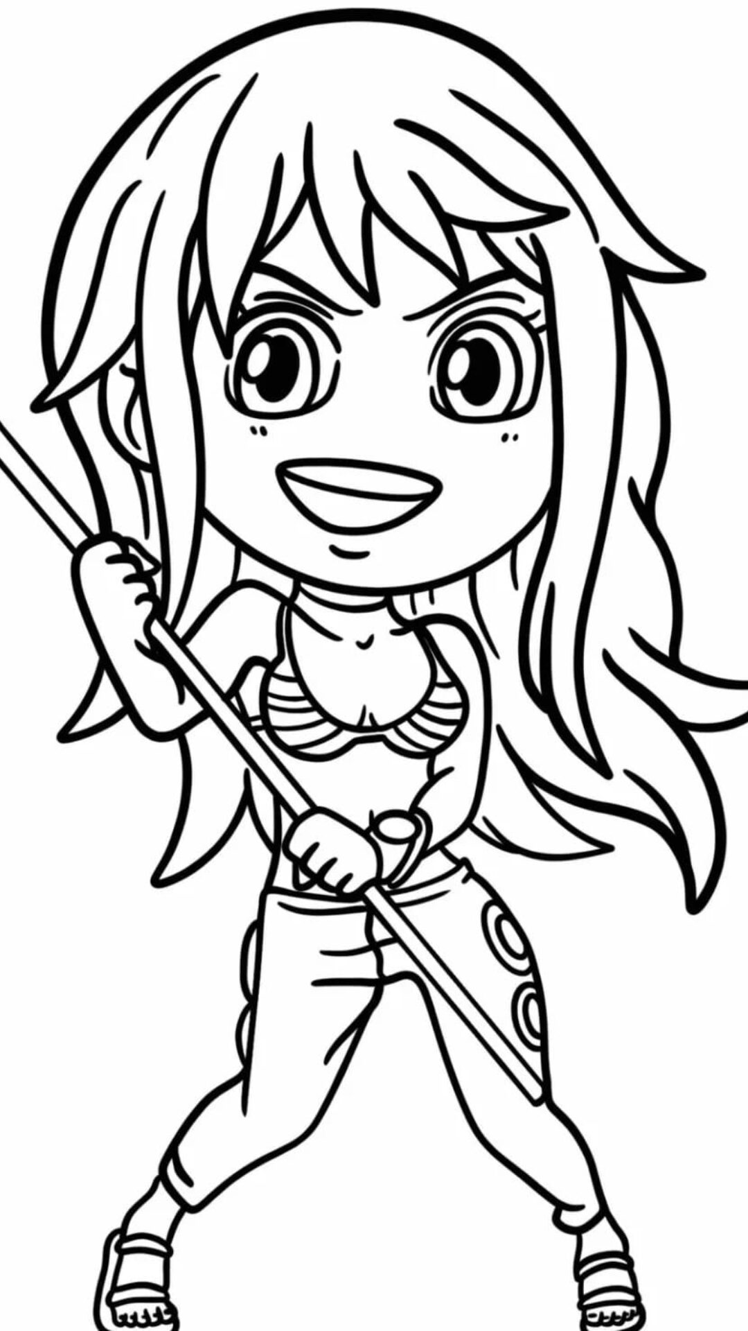 one piece ausmalbilder nami