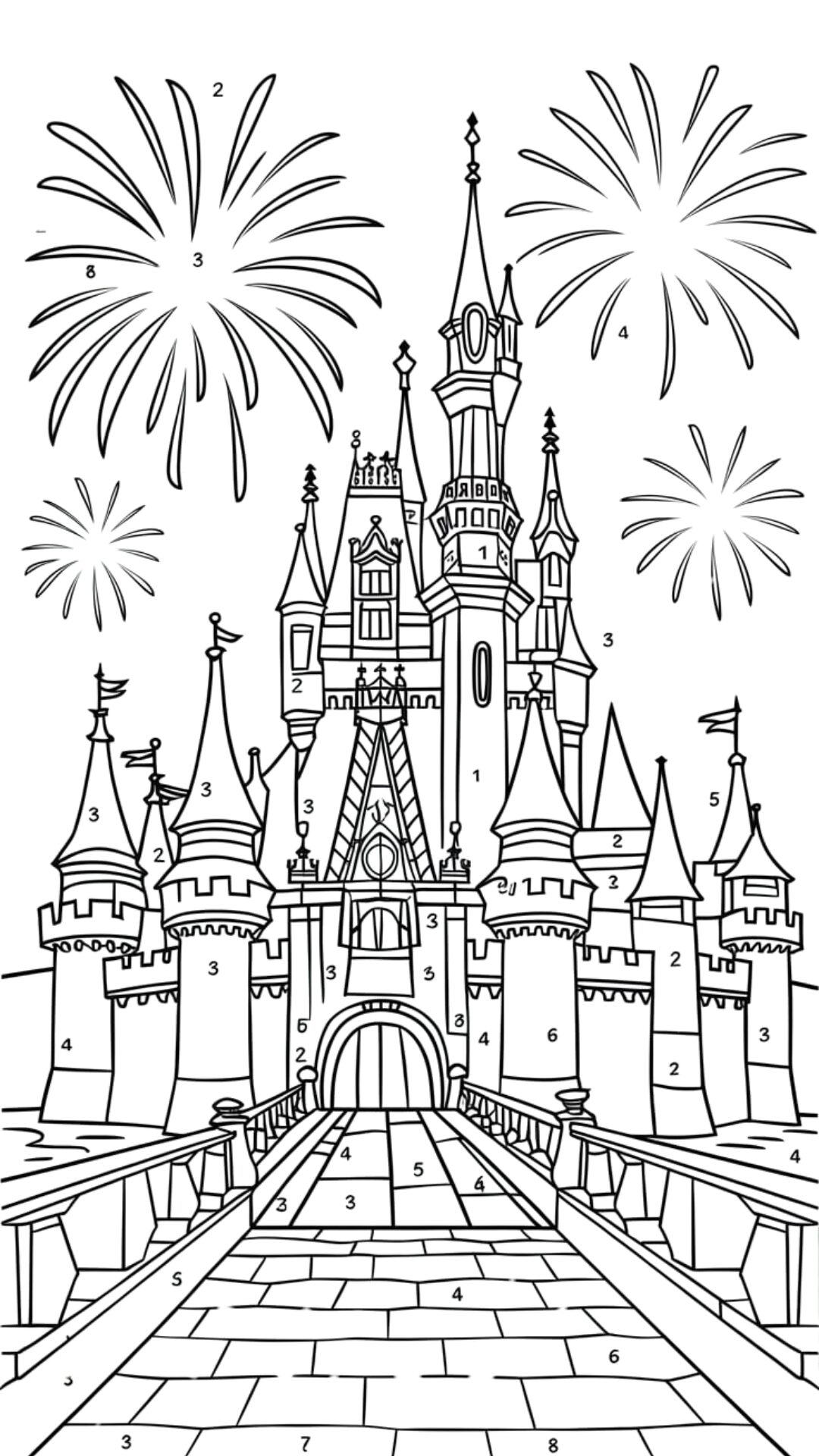 disney kleur op nummer