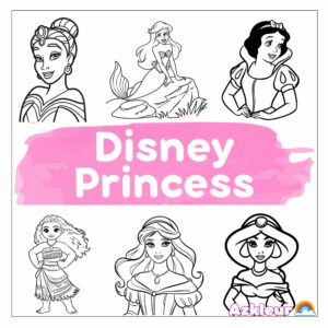 Princesas da Disney para Colorir