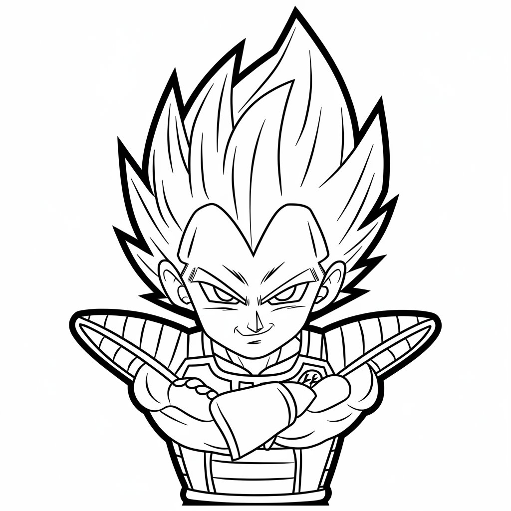 vegeta from dragon ball z