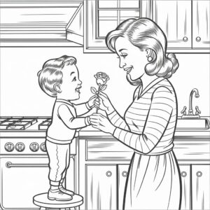 happy mother's day coloring pages