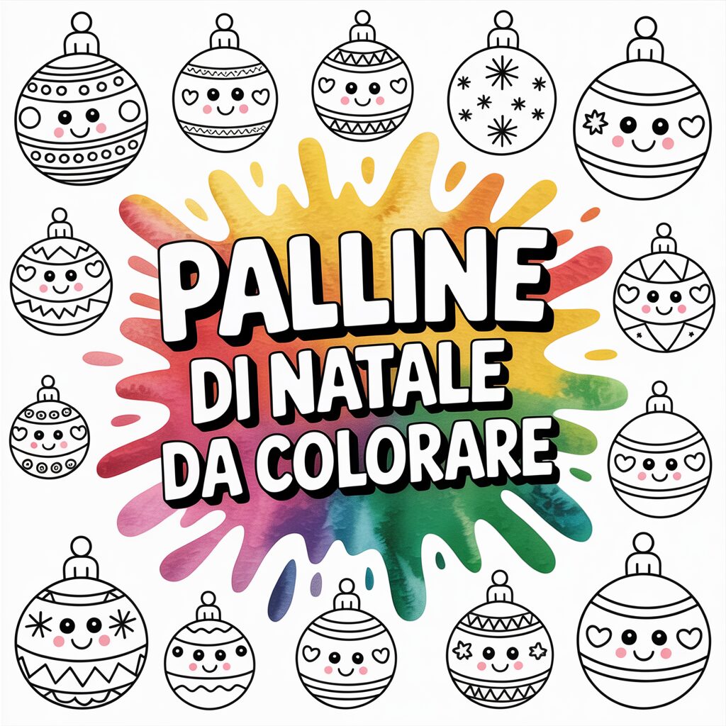 feature image Palline di Natale da Colorare