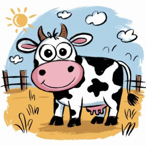 Cow Coloring Pages