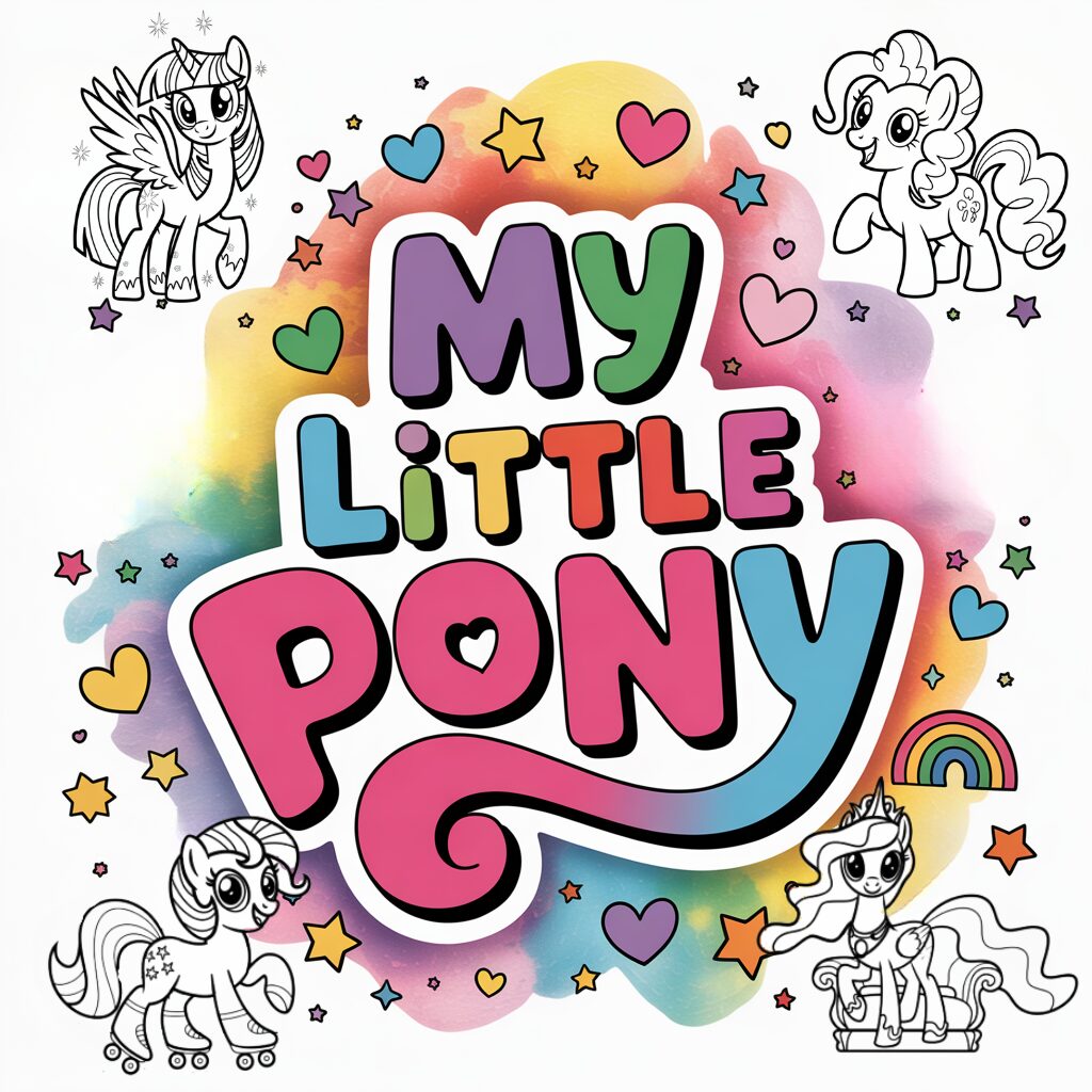 My Little Pony kleurplaat