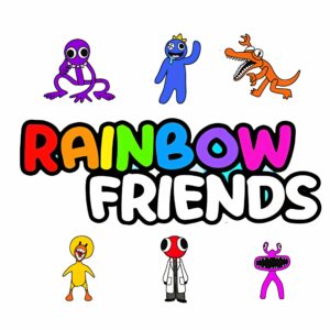 Rainbow Friends da colorare