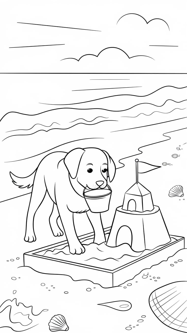 fijne vakantie kleurplaat