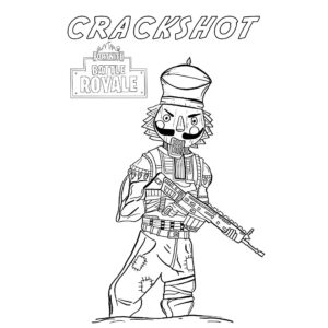 fortnite crakshot ausmalbilder