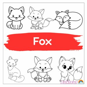 Raposa para Colorir
