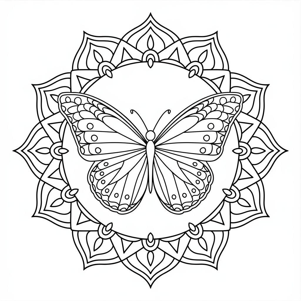 disegni da colorare delle farfalle