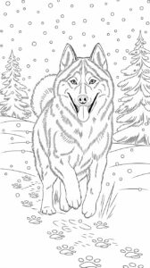 coloriage de chiens
