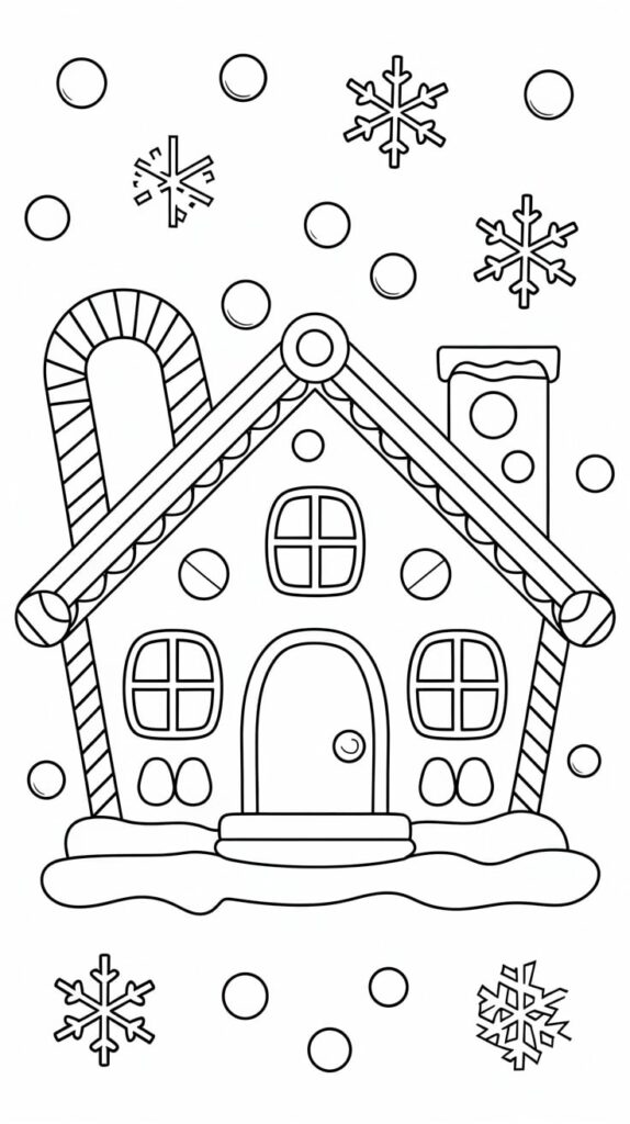 house printable coloring pages