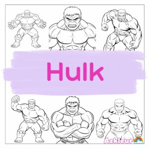 Hulk Ausmalbild 