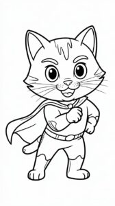 coloriage à imprimer chat