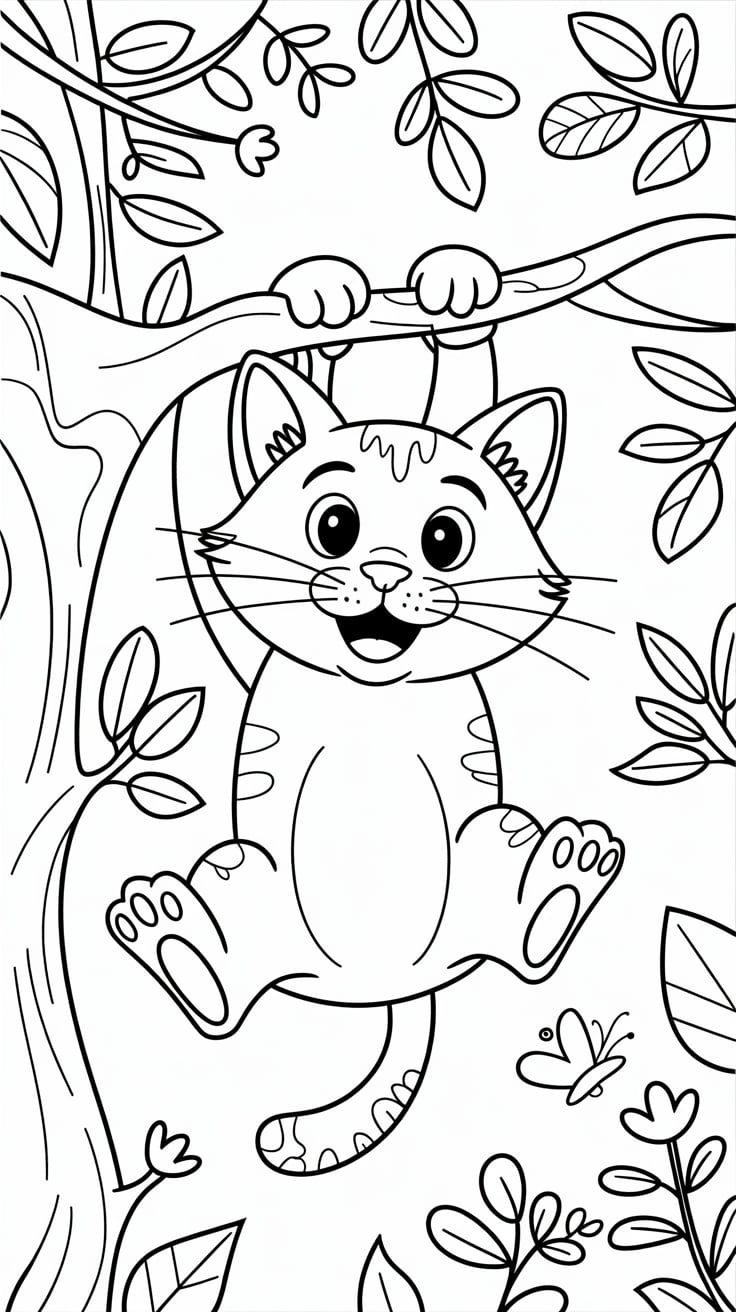 katzen ausmalbilder kostenlos