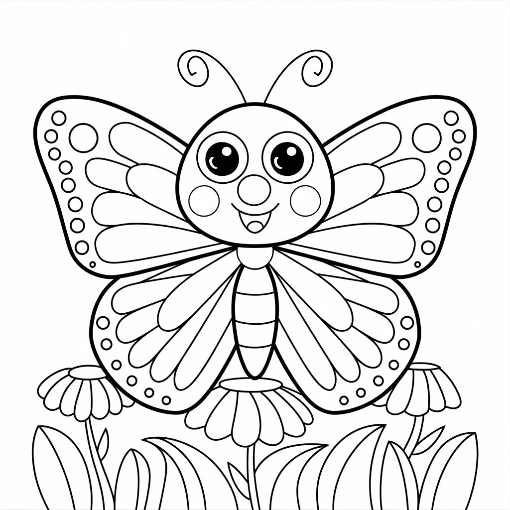 disegni di farfalle da colorare