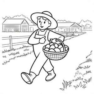 coloring pages farm animals