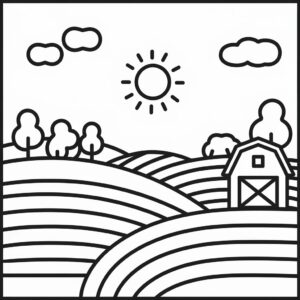 farm coloring pages