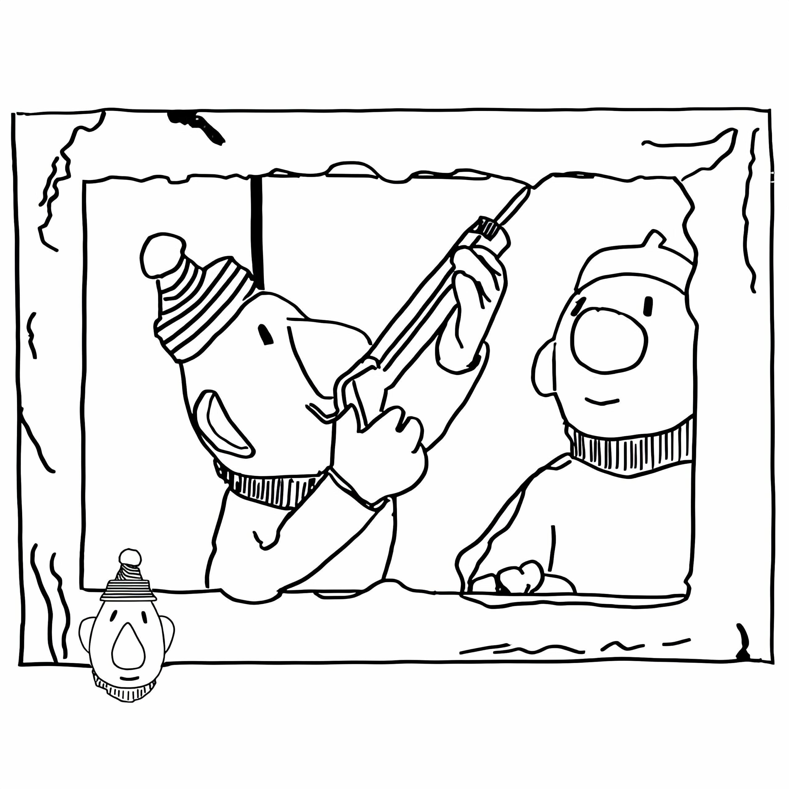 kleurplaat buurman en buurman printen