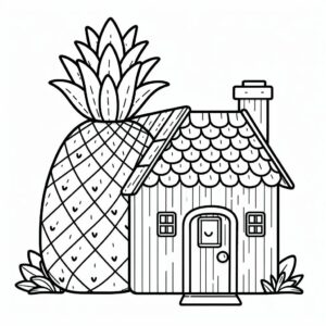 coloring pages of houses