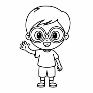 kawaii for boys coloring pages