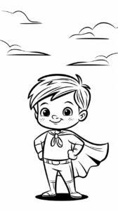 boy coloring pages