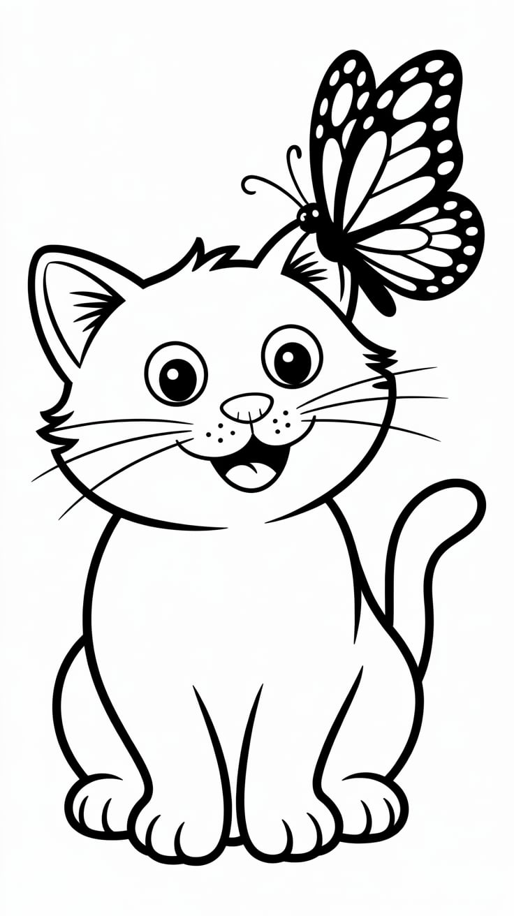 baby katzen ausmalbilder