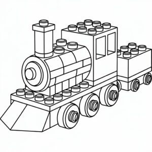 coloring pages of trains