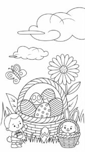 frühling ausmalbilder