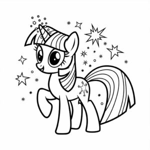 my little pony princess twilight sparkle coloring pages