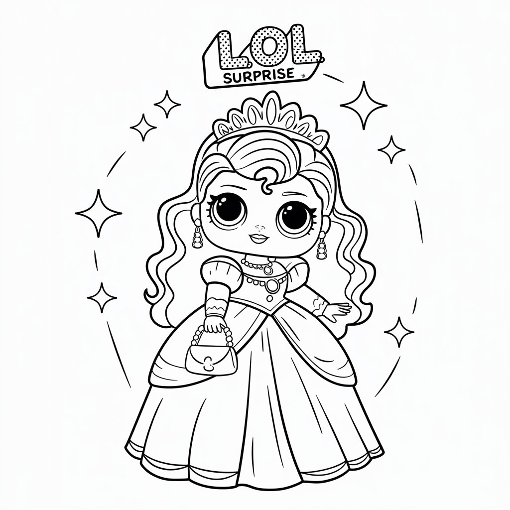kleurplaat lol surprise omg