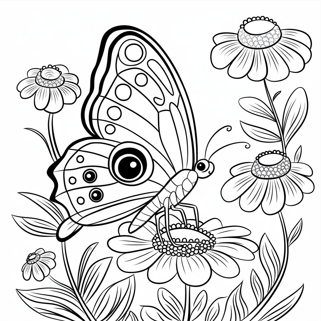 disegno farfalla da colorare