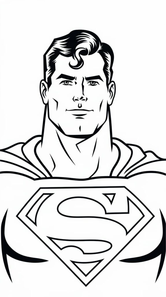 coloriage de super heros a imprimer