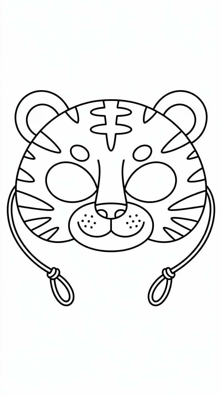 tigre disegno da colorare
