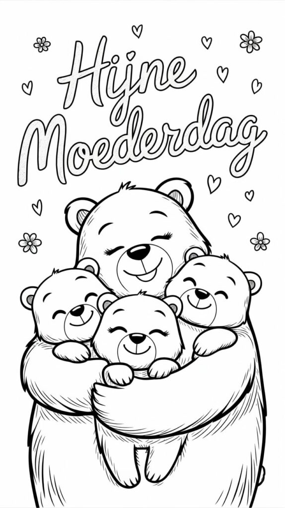 kleurplaat moederdag oma