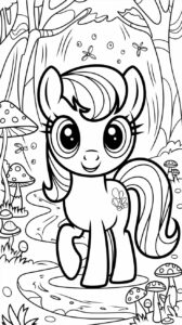 kleurplaat my little pony