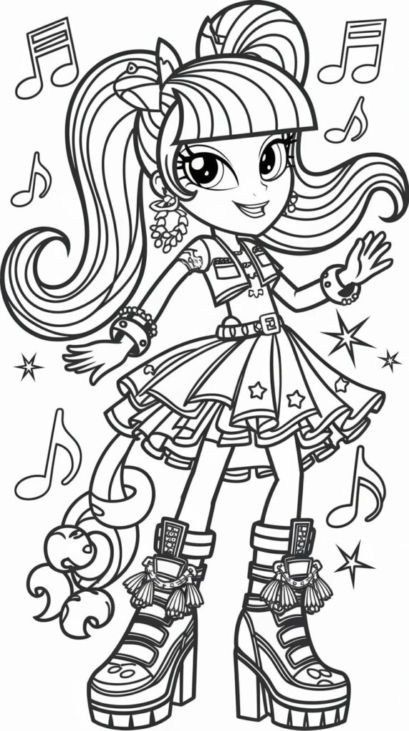 my little pony equestria coloring pages