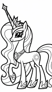 my little ponies coloring pages