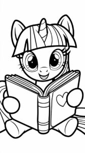 kleurplaat my little pony twilight sparkle