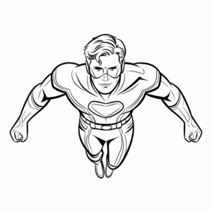 coloriage de super hero