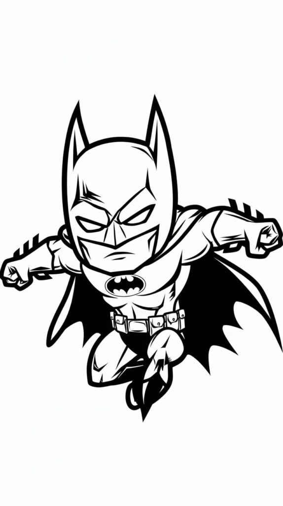 coloriage de super hero a imprimer