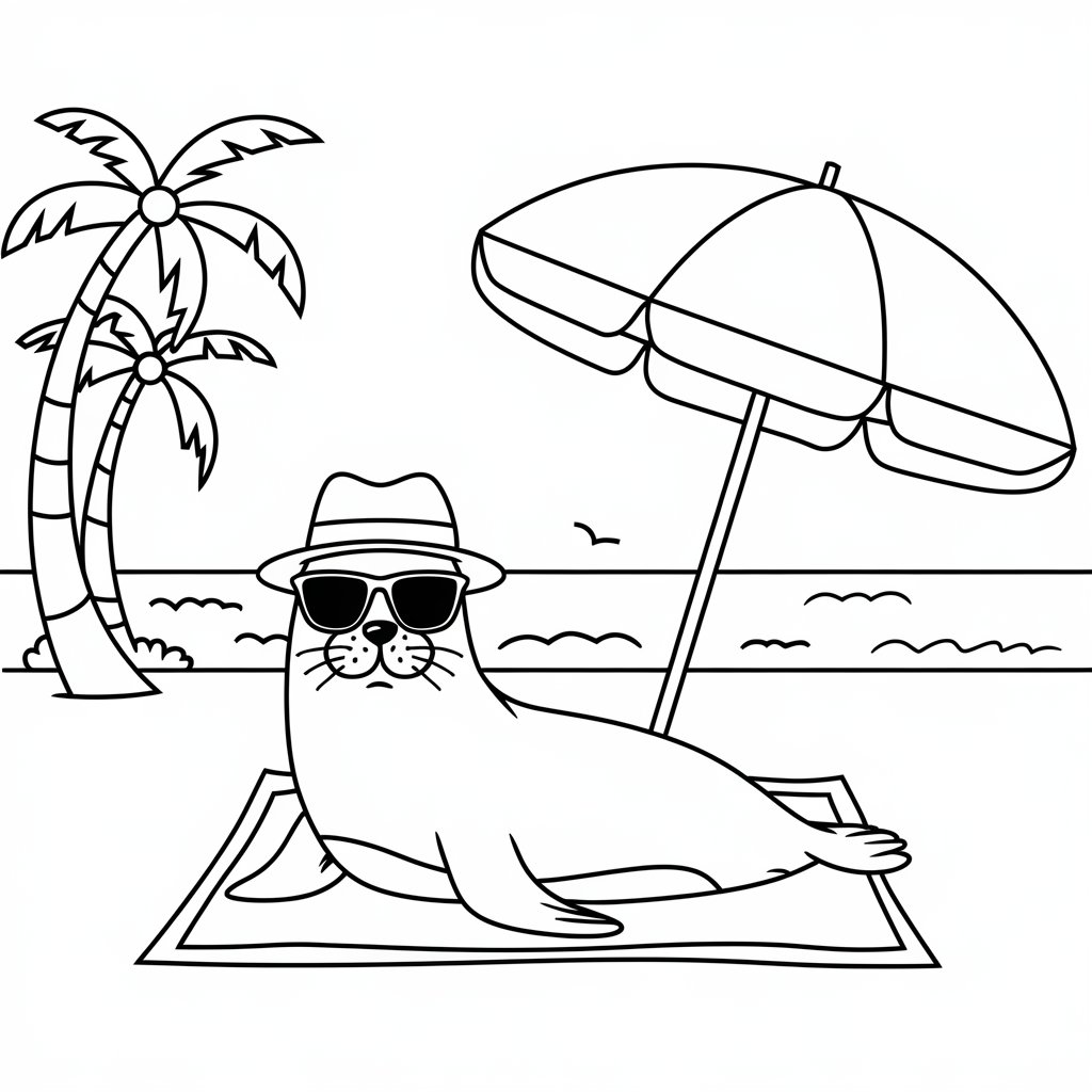 kleurplaat tent vakantie