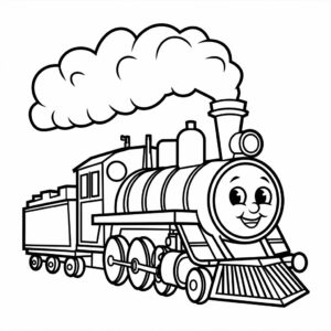 thomas the train coloring pages to print