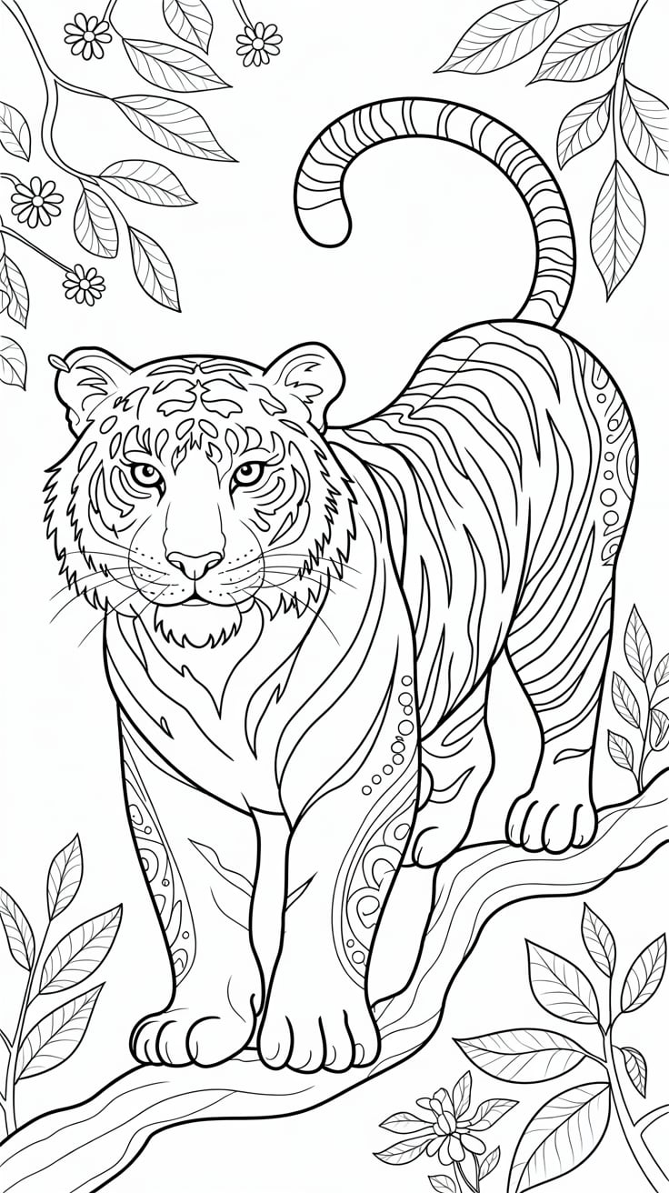 tigre disegno bambini