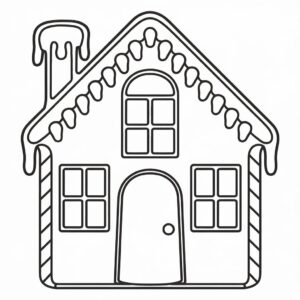 coloring house pages