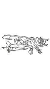 airplane coloring pages