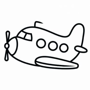 coloring pages airplane